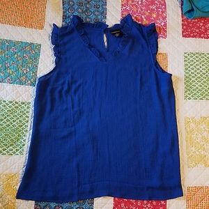 Gorgeous Blue Sleeveless Top